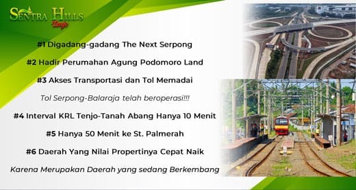 sentra hills tenjo akan berkembang