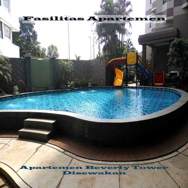kolam renang anak di apartemen beverly tower