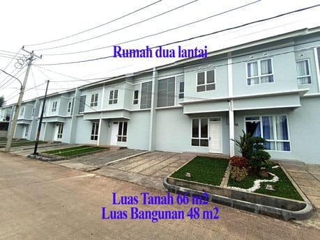 rumah murah dua lantai di tenjo