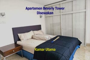 sewa apartemen beverly tower kamar utama