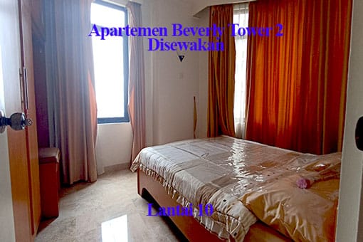 apartemen beverly tower disewakan kamar