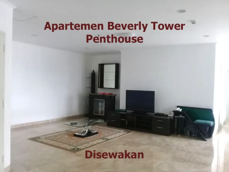 apartemen beverly tower disewakan tipe penthouse