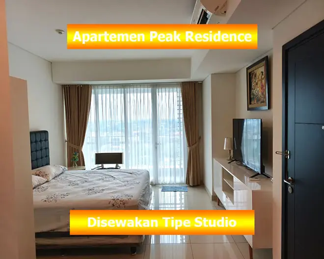 apartemen aspen peak residence disewakan studio