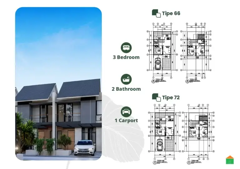rumah dijual di tengah ota bogor denanhnya