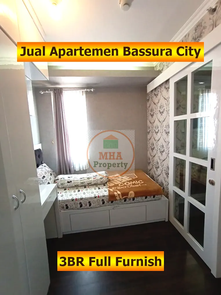 Jual Apartemen Bassura City 3BR Tower Geranium (G) - Full Furnished kamar tidur kedua