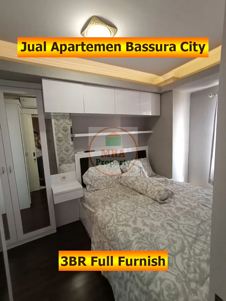 Jual Apartemen Bassura City 3BR Tower Geranium (G) - Full Furnished kamar utama
