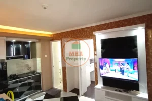 satu unit apartemen di bassura city kamar tidur disewakan