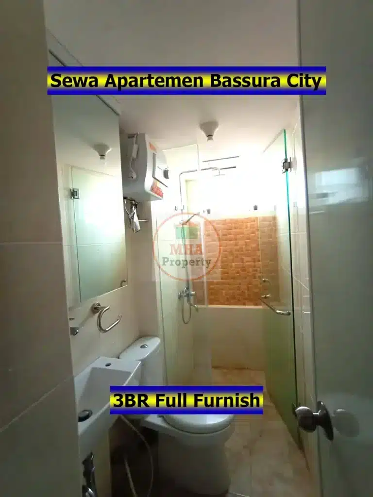 apartemen tiga kamar tidur disewakan di bassura city