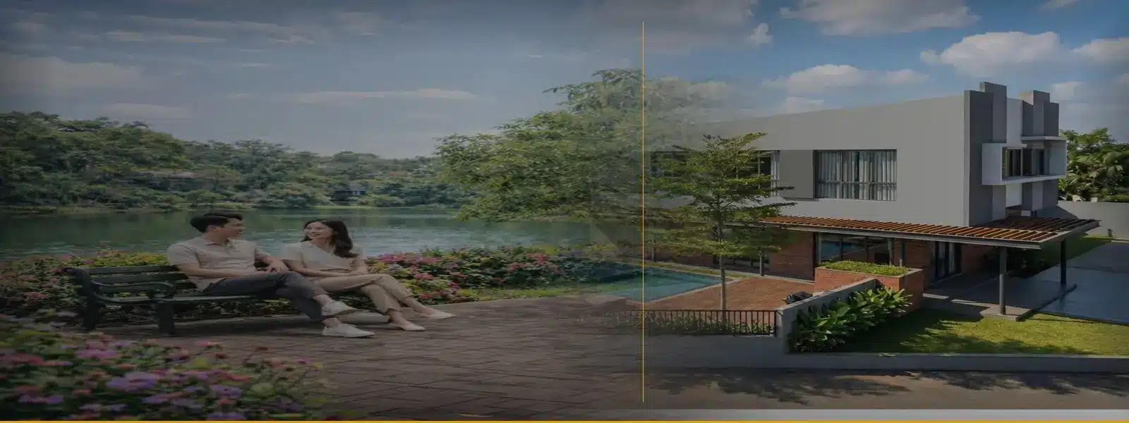 Fasilitas penghuni Serpong Lakeville Cisauk — lake view dan club house dengan kolam renang