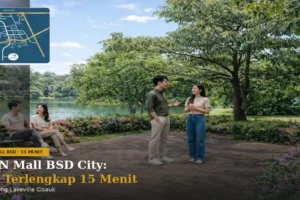 AEON Mall BSD City hanya 15 menit dari Serpong Lakeville Cisauk – mall terlengkap di kawasan BSD Serpong Tangerang