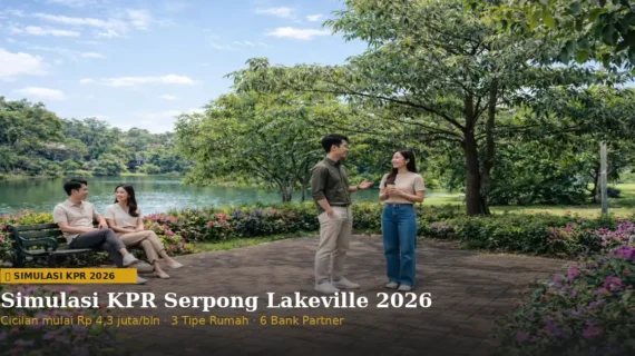 Simulasi KPR Serpong Lakeville: Cicilan per Bulan