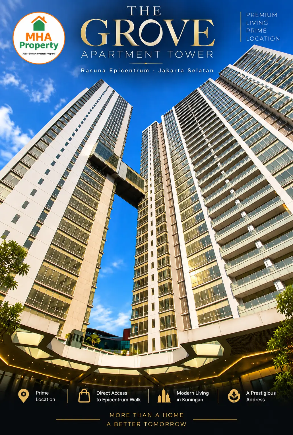 Banner apartemen The Grove Masterpiece Rasuna Epicentrum Kuningan Jakarta Selatan