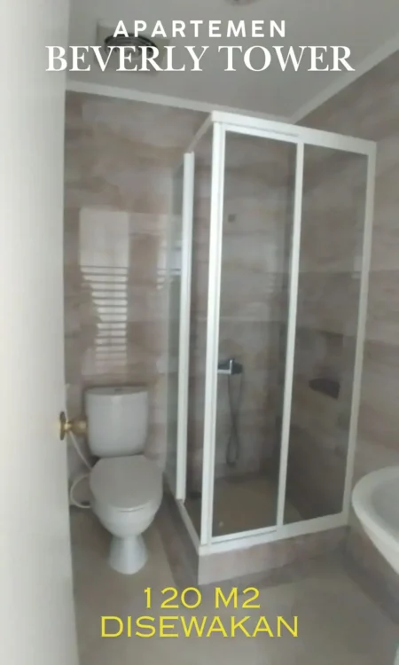 Apartemen-beverly-tower-tiga-kamar-disewakan-kamar-mandi