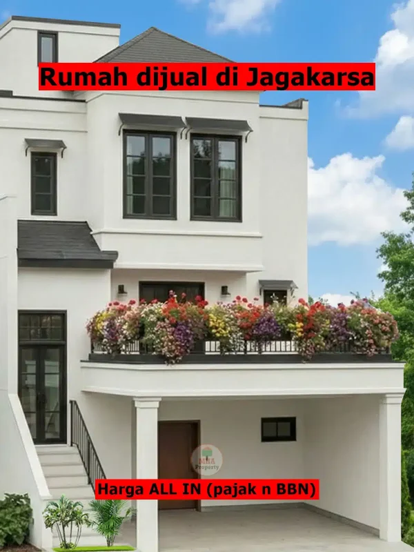 Jual rumah baru 3 lantai dekat Tol Andara Jagakarsa harga All In Pajak dan Balik Nama.