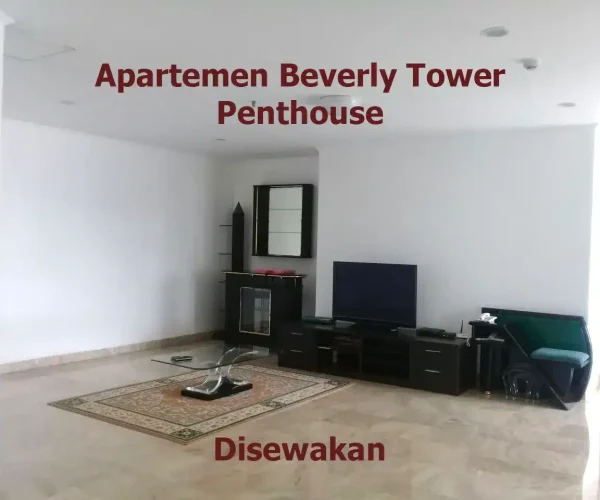 apartemen beverly tower disewakan tipe penthouse