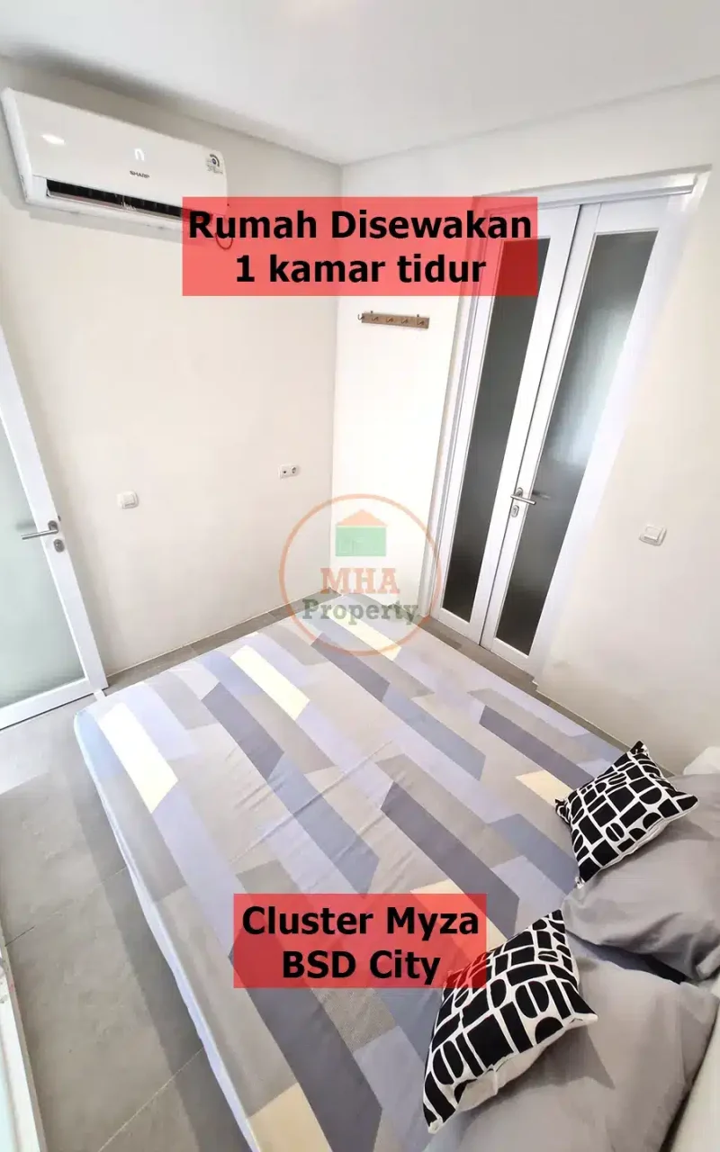 Hunian modern milenial disewakan di Cluster Myza BSD dekat AEON Mall